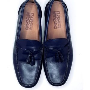 Salvatore Ferragamo Leather Tassel Loafers